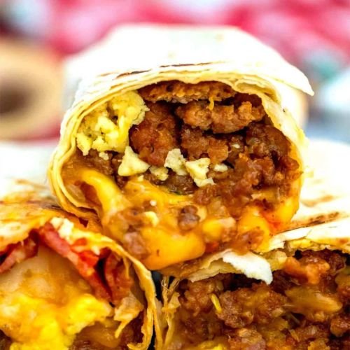Grande Toasted Breakfast Burrito Sausage