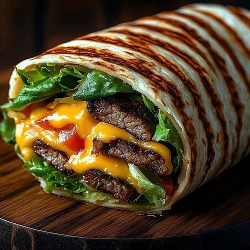 Steak Cheesy Dipping Burritos