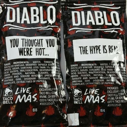 Diablo Sauce Packet